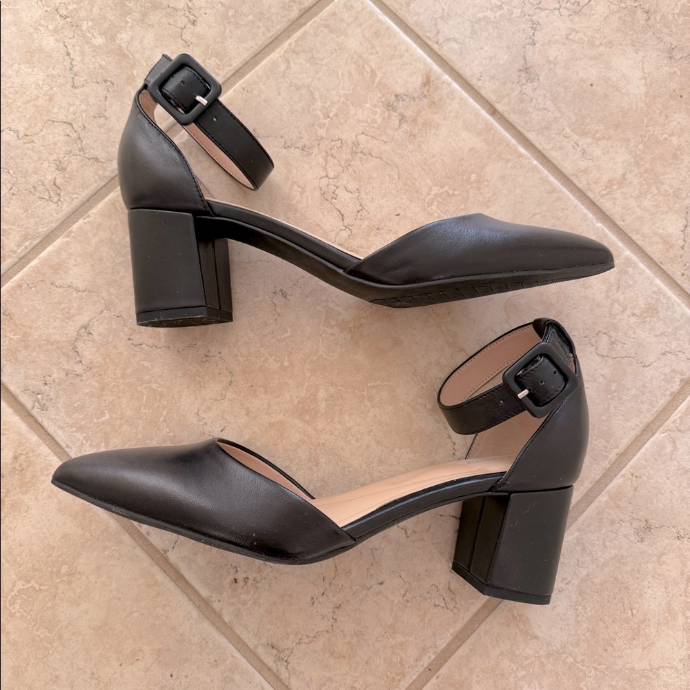 Easy Spirit Black Block Heel Shoes